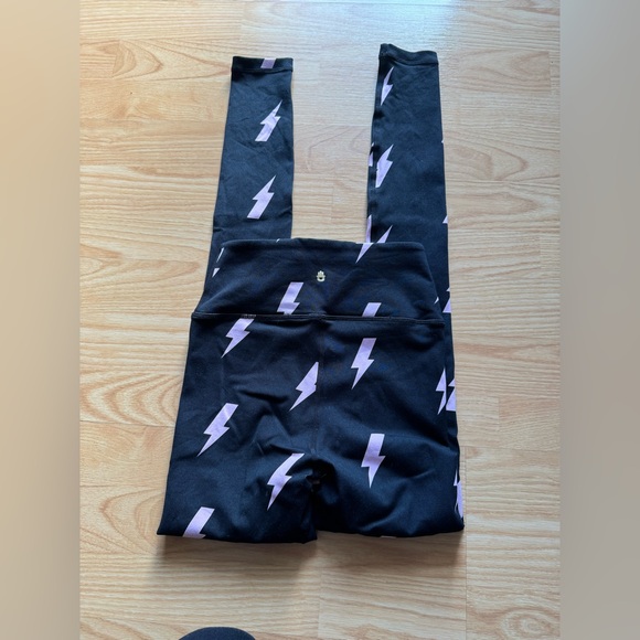 Spiritual Gangster Pants - Spiritual Gangster Essential High-Waist Lightning Bolt Print Leggings